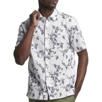 Superdry for man. M4010514A Hawaiian Shirt with Vintage Logo white logo (M), Casual, Cotton, Short sleeve