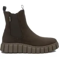 Refresh for woman. 17024903-KAKI Ankle boots 170249 greenish brown (35), Flat, 1 to 3 cm, Zip, Casual