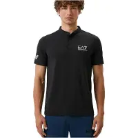 Emporio Armani for man. 8NPT21_PJEMZ Polo Ventus7 M Serafino black (3XL), Sport, Tennis / Paddle tennis, Polyamide, Short sleeve