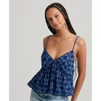 Superdry Vintage Tiered Cami Ermeløs Bluse