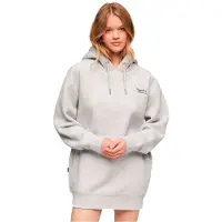 Superdry Essential Hooded Sweat Langarmet Kort Kjole
