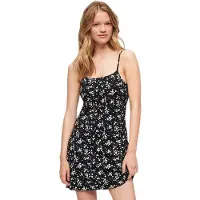 Superdry Printed Cami Jersey Ermeløs Kort Kjole