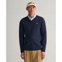 Gant Superfine Lambswool V-hals Genser