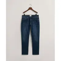 Gant for man. 1000260 Blue Slim Fit Jeans (42/34), Casual, Cotton, Denim, Sustainable