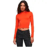 Superdry for woman. W6011737A Long sleeve open back t-shirt orange (XS), Casual