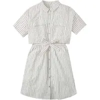 Tom Tailor 1030822 Relaxed Striped Shirt Kort Ermet Kjole