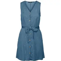 Vero Moda Viviana Sl Ermeløs Kort Kjole