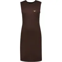 Superdry Rib Bodycon Ermeløs Kort Kjole