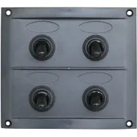 A.a.a. 3901044 Elektrisk Panel Med 4 Brytere 15a 12v