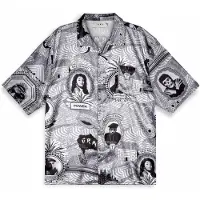 Grimey Supastar Satin Kortarmet Skjorte