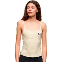 Superdry Athletic Graphic Button Cami Ermeløs T-skjorte