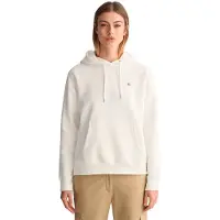 Gant for woman. 4201413 Shield hoodie white (XS), Casual, Cotton