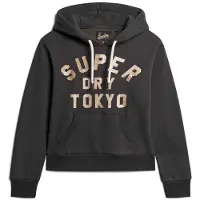 Superdry Glitter Graphic Logo Hettegenser