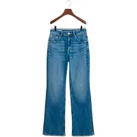 Gant for woman. 4100237 Slim Fit blue flared jeans (28), Casual, Cotton, Denim