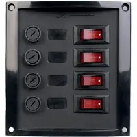 Talamex Bryterpanel Med Spenningsmåler 12/ 24v