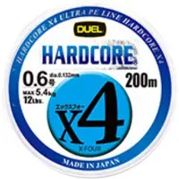 Duel Hardcore X4 Flettet Fiskesnøre 200 M