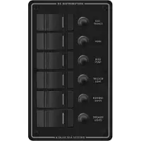 Blue Sea Systems Vanntett Panel 6 Posisjoner
