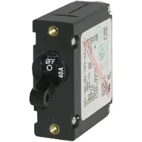 Blue Sea Systems Enpolet Magnetisk Ac/dc-bryter 40a