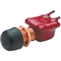 Seachoice Momentan Trykknappbryter Plastbelagt Kropp