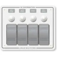 Blue Sea Systems Vanntett Panel 4 Posisjoner