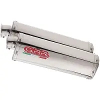 Gpr Exhaust Systems Trioval Dual Yamaha Fjr 1300 06-16 Homologert Slip On Lyddemper