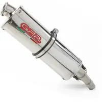 Gpr Exhaust Systems Trioval Suzuki Sv 650 A 21-22 Stainless Steel Homologert Slip On Lyddemper