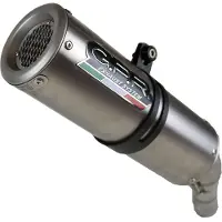 Gpr Exclusive M3 Natural Titanium Gsx-r 750 L1 L7 11-17 Ikke-homologert Slip-on Lyddemper