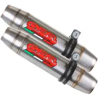 Gpr Exhaust Systems Deeptone Inox Royal Enfield Interceptor 650 19-20 Ref:e4.roy.11.cat.de Stainless Steel Slip On Homologert Lyddemper