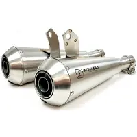 Ixil Ironhead Triumph Bonneville Newchurch Se 15-16/speed Twin 19-20/thruxton/r 1200 16-20 Stainless Steel Godkjent Kjegleformet Lyddemper
