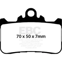 EBC Hh Fa759hh Sintrede Bremseklosser