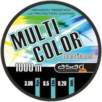 Asari Multicolour Fiskesene Monofilament 1000 M