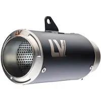 Leovince Corsa Black Edition Kawasaki 15404b Ikke-godkjent Lyddemper