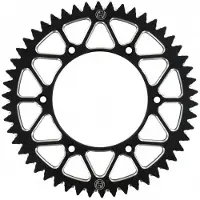 Holeshot 150l-520-49bl 520 Chain Aluminium Bakre Tannhjul