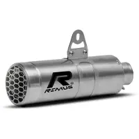 Remus Mesh With Removable Sound Insert For Vespa Primavera 50 From 2022 Race Ikke-godkjent Lyddemper