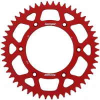 ItalyRacing Aluminium 50d Ral210x50red Bakre Tannhjul