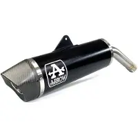 Arrow Maxi Race-tech Aluminium Dark With Carbon End Cap Bmw F 850 Gs ´18-20 Homologert Lyddemper