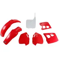 Ufo Honda Cr 125 1991-1992 Hokit097-999w Plastsett