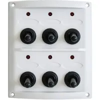 A.a.a. 6 Bryter Elektrisk Panel 15a 12v