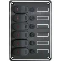 A.a.a. 3939336 Elektrisk Panel Med 6 Brytere