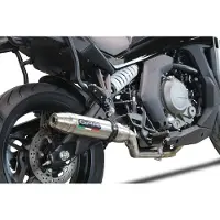 Gpr Exhaust Systems Deeptone Inox Cf Moto 650 Gt 2022-2024 E5 Round Ikke-homologert Slip-on Lyddemper