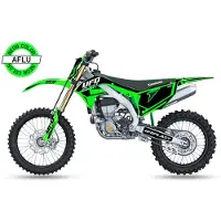 Ufo Stokes Kawasaki Kxf 250 21-22 Plastsett