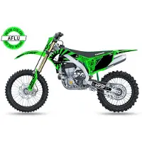 Ufo Akaishi Kawasaki Kxf 250 21-22 Plastsett