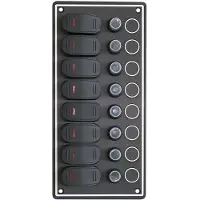 A.a.a. 8 Bryter Elektrisk Panel 15a 12v