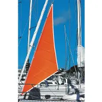 PLASTIMO 6m2 Fluorescerende Storm Fokkseil