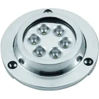 A.a.a. Ip68 6x3w Rundt Undervanns Blått Led-lys
