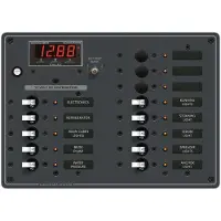 Blue Sea Systems Dc-panel 13 Posisjon Med Multimeter
