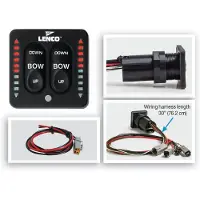 Lenco Marine Elektrisk Trimflapsbrytersett For Enkeltaktuator Med Led-indikator