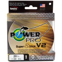 Power pro Super 8 Slick V2 Flettet Fiskesnøre 135 M