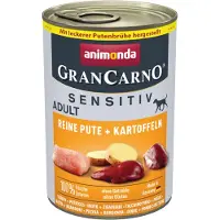 Animonda GranCarno Adult Sensitive 6 x 400 g - Kalkun og poteter