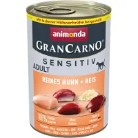 Animonda GranCarno Adult Sensitive 24 x 400 g - Kylling & Ris